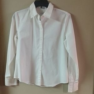 White button-down shirt